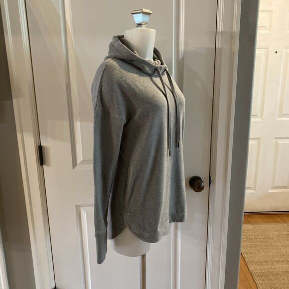 Sweaty Betty Escape Luxe Fleece‎ Gray Pull Over Hoodie -Size XS - Picture 4 of 13